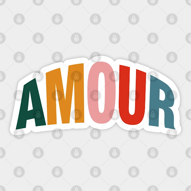 Amour. Sticker by CityNoir